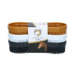 Spazzola per cavalli per mantello asciutto e bagnato, 3 pezzi – Excellent Horse Multi Brush