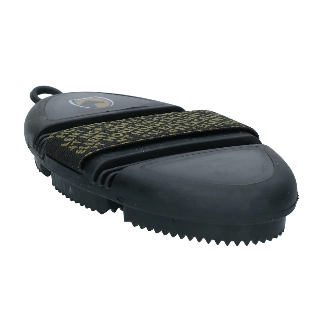 Striglia per rimuovere il pelo con parte superiore flessibile – Excellent Horse Flexi Brush Curry Comb - immagine 1