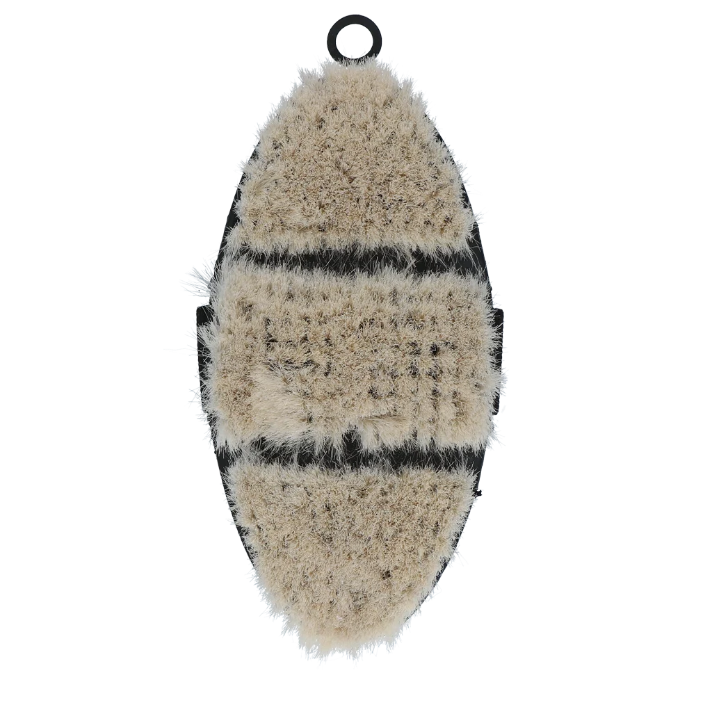 Spazzola morbida per cavalli con setole di capra e parte superiore flessibile – Excellent Horse Flexi Brush Shine - immagine 3