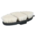 Spazzola morbida per cavalli con setole di capra e parte superiore flessibile – Excellent Horse Flexi Brush Shine - immagine 4