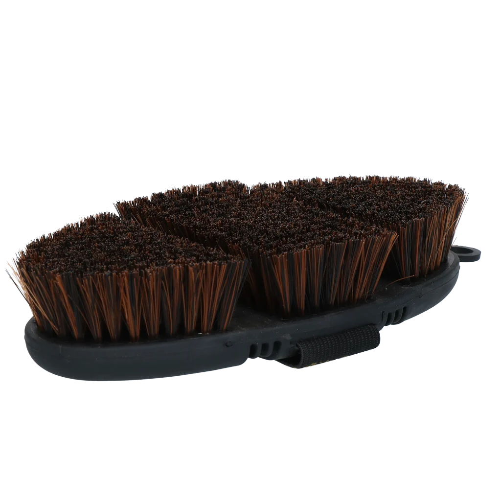 Spazzola morbida per cavalli per polvere e sabbia, con parte superiore flessibile – Excellent Horse Flexi Brush Soft - immagine 4