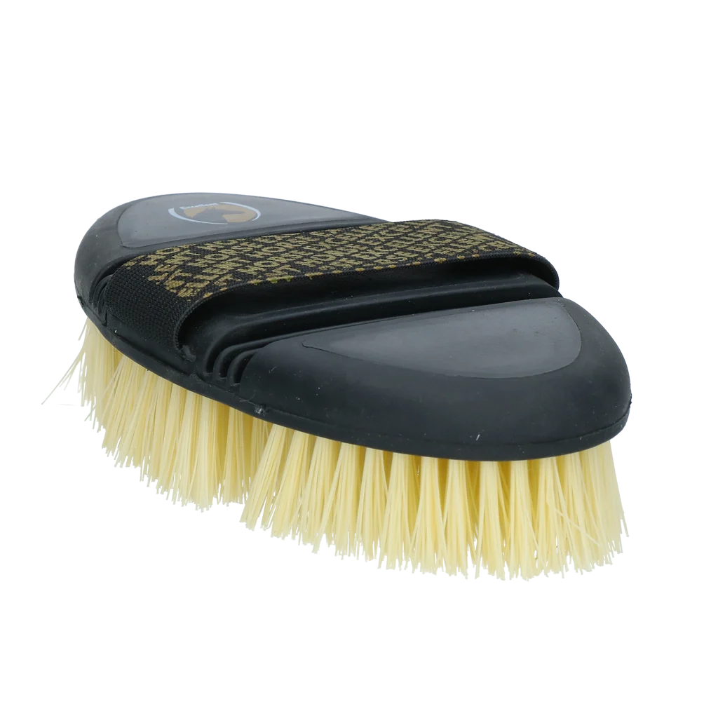 Spazzola dura per cavalli con parte superiore flessibile – Excellent Horse Flexi Brush Scrub - immagine 1