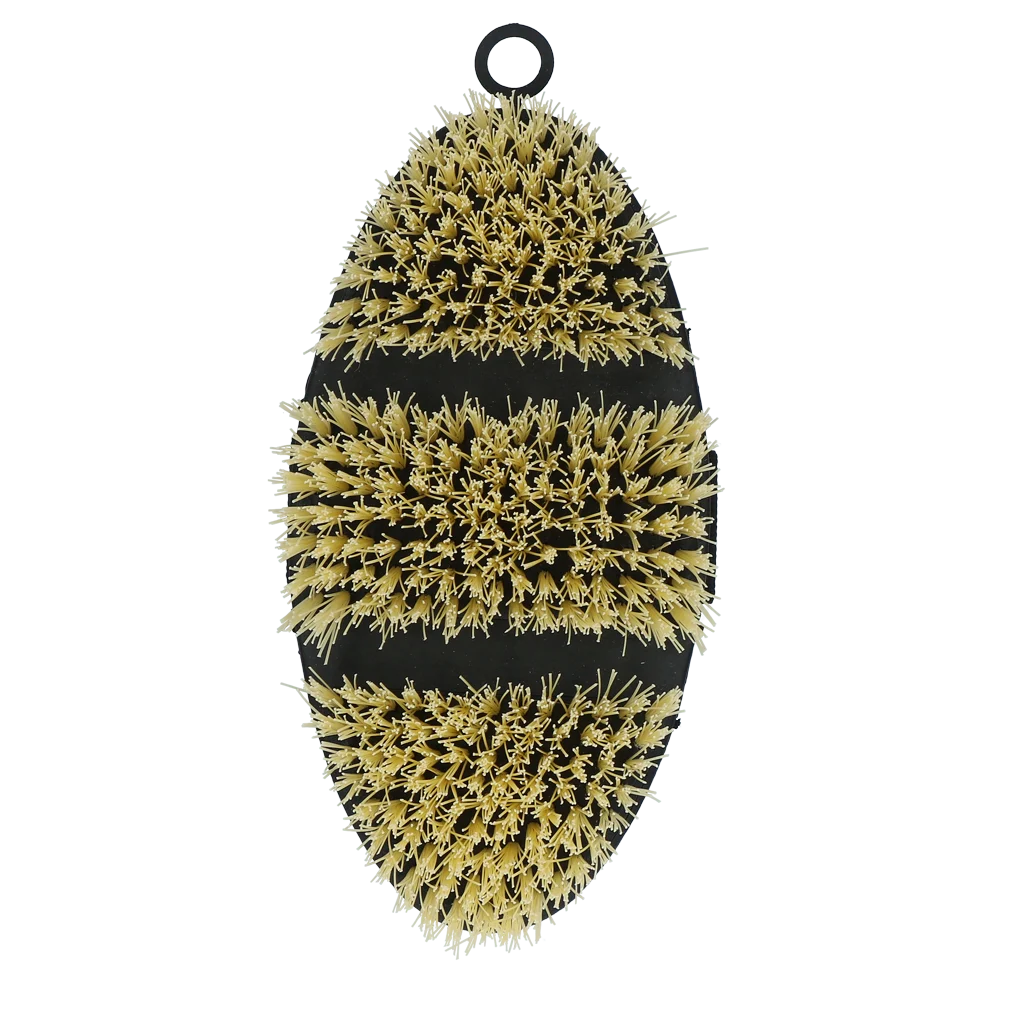 Spazzola dura per cavalli con parte superiore flessibile – Excellent Horse Flexi Brush Scrub - immagine 3