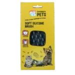 Spazzola in silicone per cani a pelo lungo, 12 x 6,5 x 2,5 cm – Excellent Pets Soft Silicone Brush