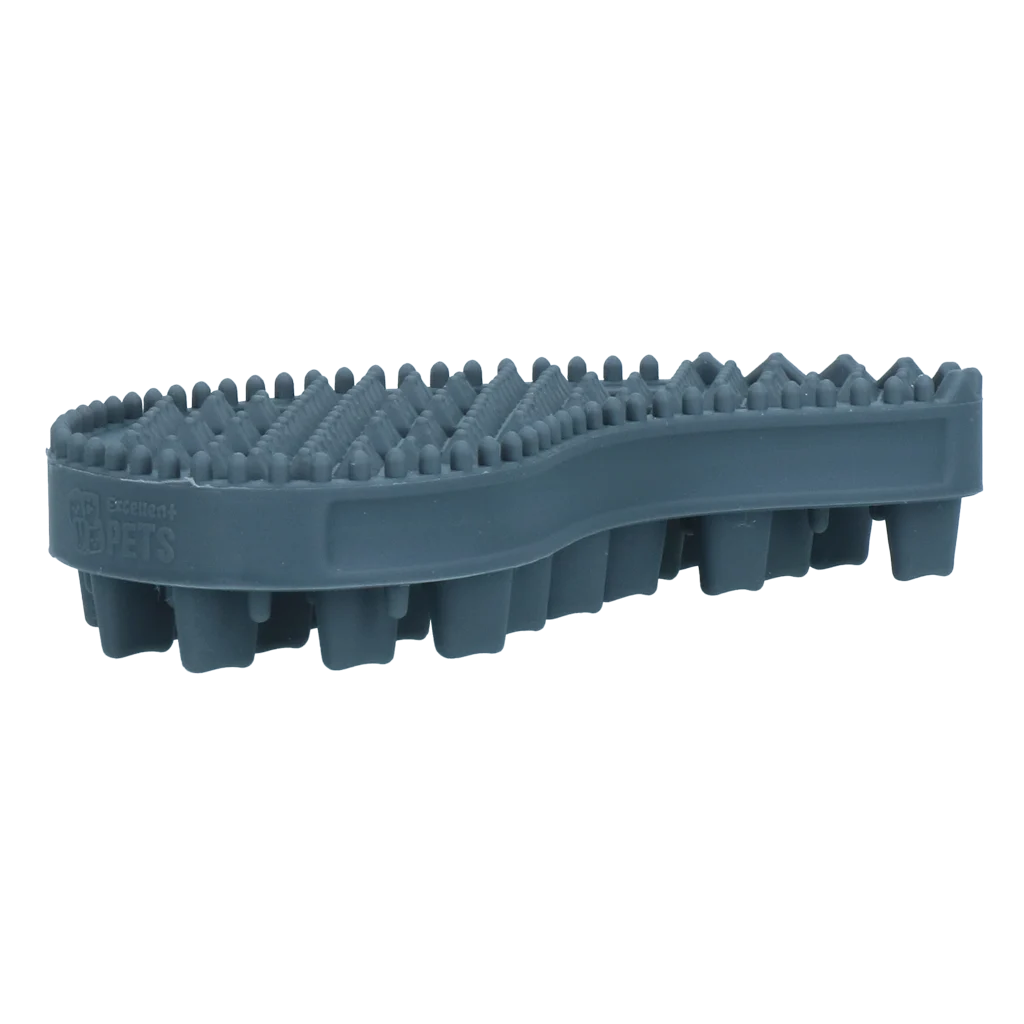 Spazzola in silicone per cani a pelo lungo, 12 x 6,5 x 2,5 cm – Excellent Pets Soft Silicone Brush - immagine 2