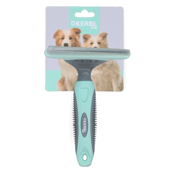 Cardatore per sottopelo e pelo morto 10 cm – Kerbl