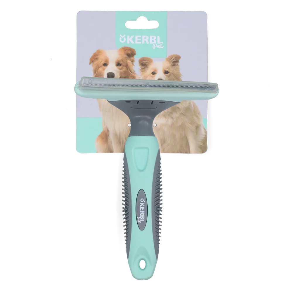 Cardatore per sottopelo e pelo morto 10 cm – Kerbl - immagine 1