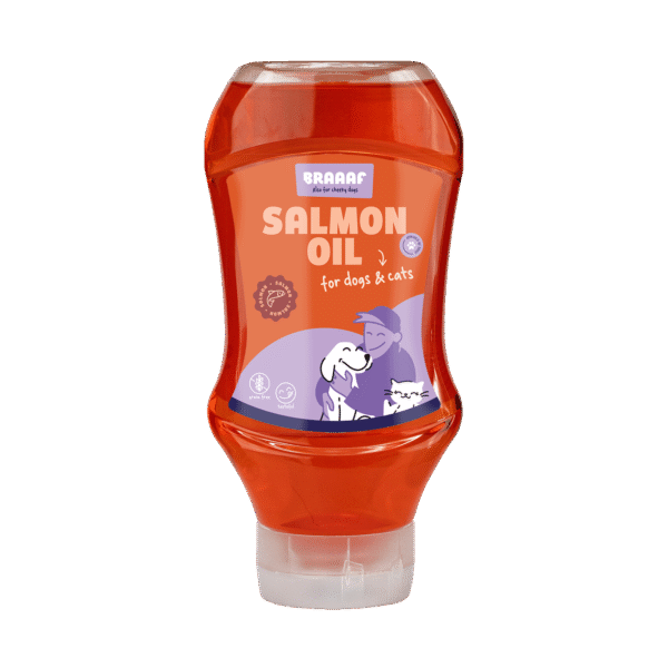 Salsa per alimenti con olio di salmone, 500 ml – Braaaf Dog Food Sauce
