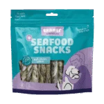 Stick da masticare al salmone essiccati all’aria, 12 cm, 175 g – Braaaf Seafood Zalm Roll Sticks