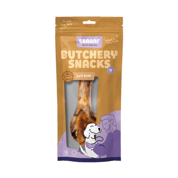Osso di maiale per cani, 1 pezzo – Braaaf Butchery Snacks