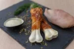 Osso da masticare al pollo, pressato, 12,5 cm, 2 pezzi – Braaaf Rawhide Pressed Bone - immagine 4