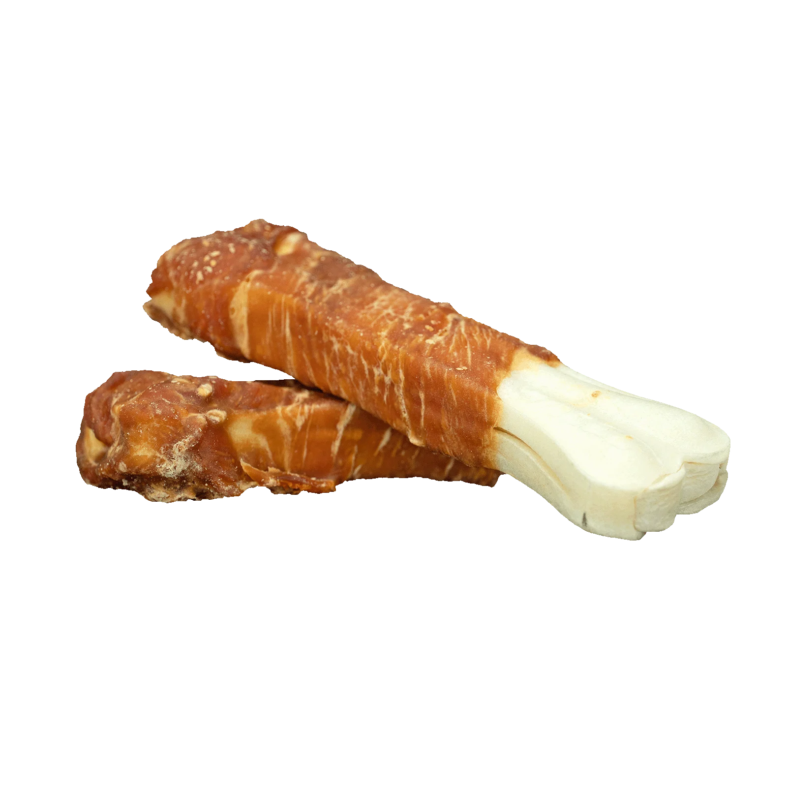 Osso da masticare al pollo, pressato, 12,5 cm, 2 pezzi – Braaaf Rawhide Pressed Bone - immagine 2