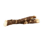 Snack da masticare in pelle di bufalo con agnello e pesce, 21 cm, 3 pezzi – Braaaf Rawhide Twister - immagine 3