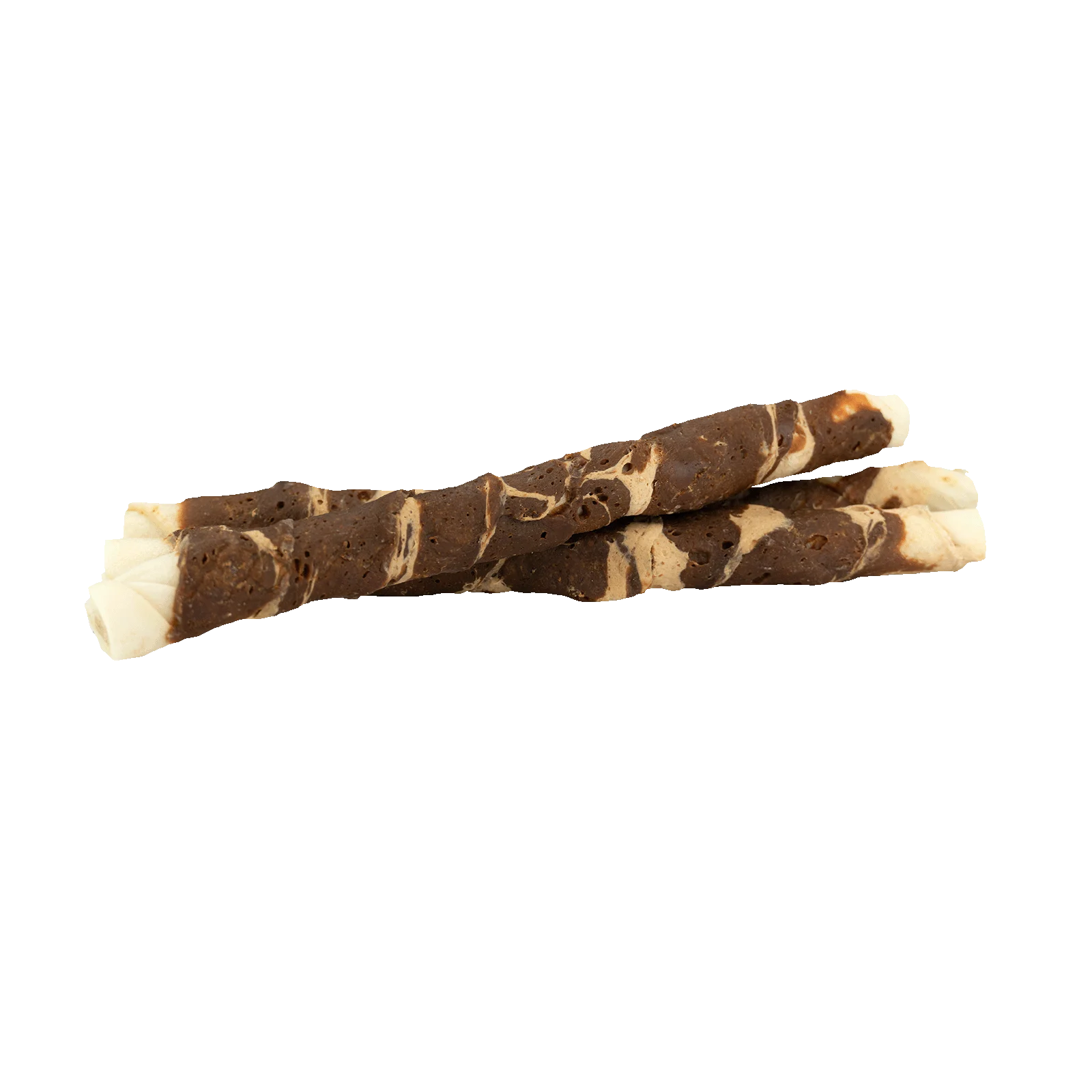 Snack da masticare in pelle di bufalo con agnello e pesce, 21 cm, 3 pezzi – Braaaf Rawhide Twister - immagine 3