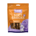 Snack morbidi per cani con manzo e pesce, senza cereali, 85 g – Braaaf Soft Snack Slices