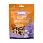 Bocconcini per cani con pollo e pesce, senza cereali, 85 g – Braaaf Soft Snack Gedraaide Bites