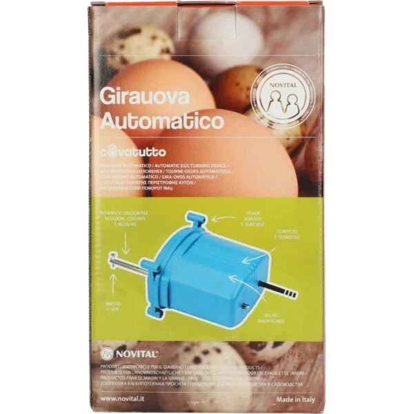 Volta uova automatico per incubatrici, 215 x 88 mm – Covatutto