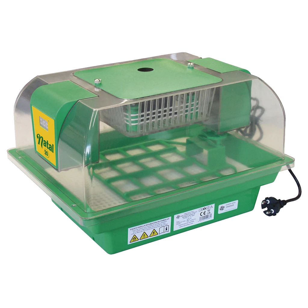 Incubatrice per 16 uova con rotazione automatica – Zar Cudeyo Natal 20 - immagine 1