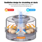 Incubatrice digitale per 12 uova con rotazione automatica – Hofman Animal Care - immagine 5