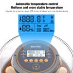 Incubatrice digitale per 12 uova con rotazione automatica – Hofman Animal Care - immagine 6