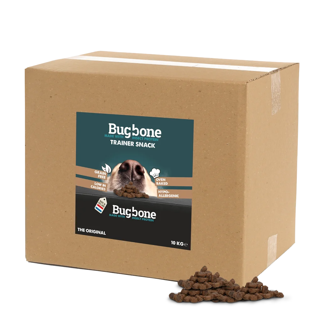 Snack da addestramento per cani con proteine di insetti, confezione convenienza da 10 kg – Bugbone Trainer Snack - immagine 1
