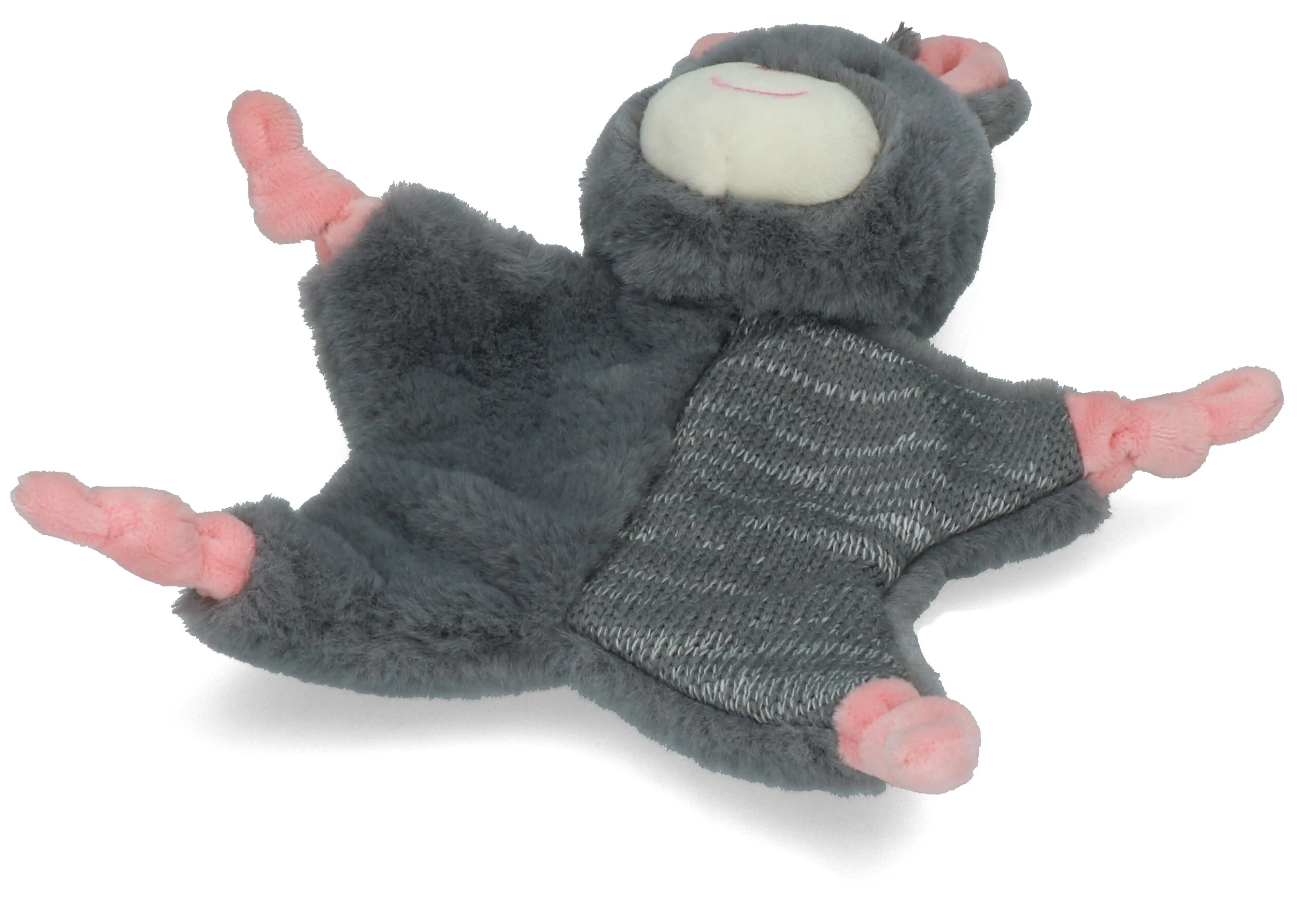 Peluche per cani a forma di coniglio con squeaker – Bunny Puppy Crunchy Knot - immagine 4