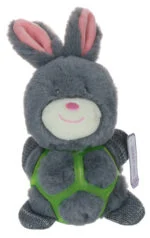 Peluche per cani a forma di coniglio con squeaker – Bunny Puppy Strappy - immagine 4