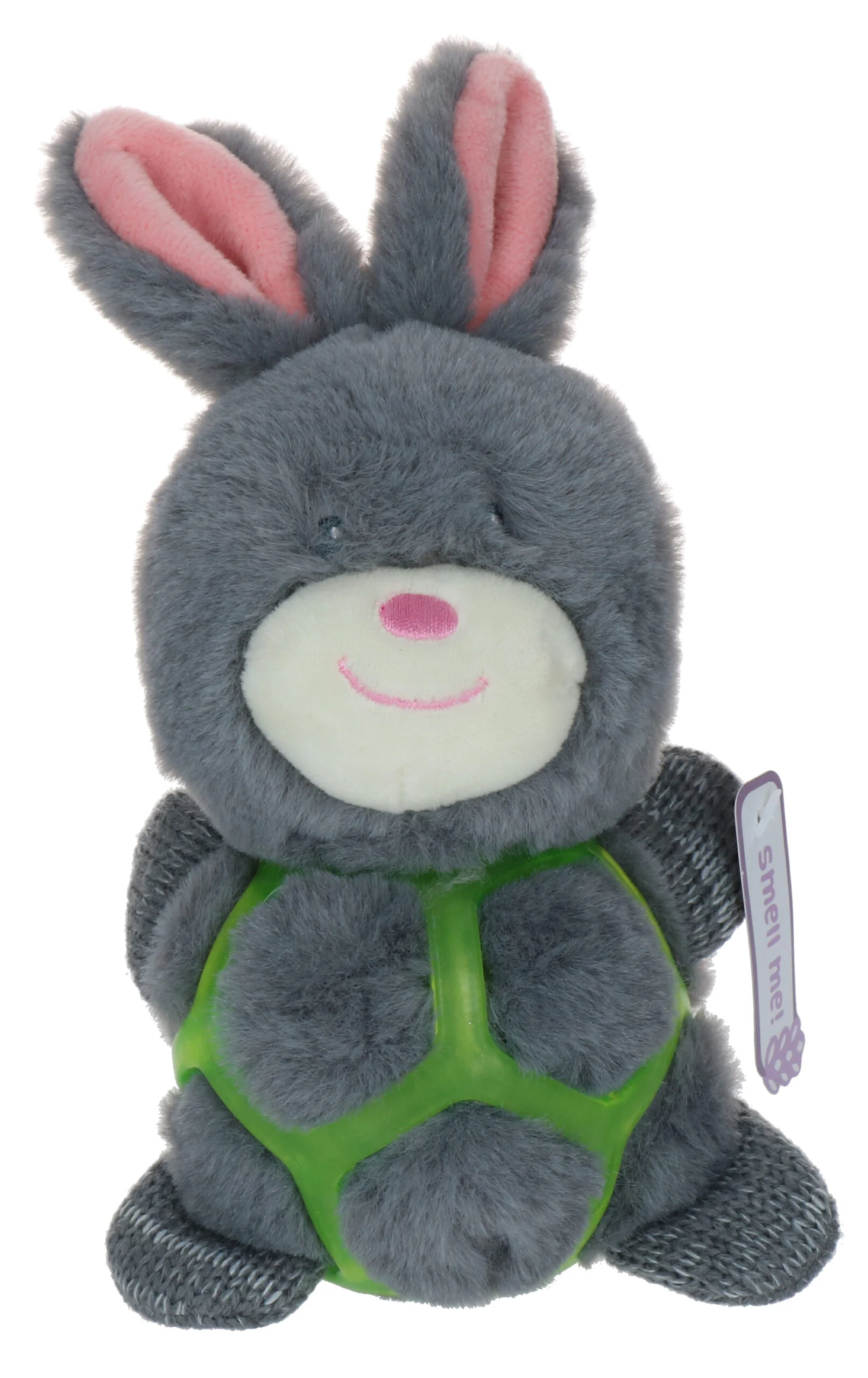 Peluche per cani a forma di coniglio con squeaker – Bunny Puppy Strappy - immagine 4
