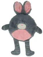 Peluche per cani a forma di coniglio con squeaker – Bunny Puppy Flat Rabbit - immagine 3