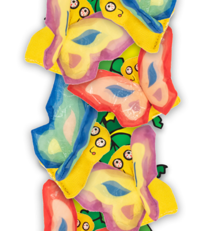 Striscia espositiva con 12 giochi per gatti Butterfly – Yeowww! Butterflies