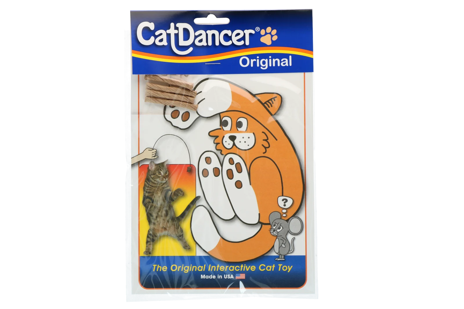 Gioco interattivo per gatti con filo flessibile, ca. 90 cm – Cat Dancer Original - immagine 1