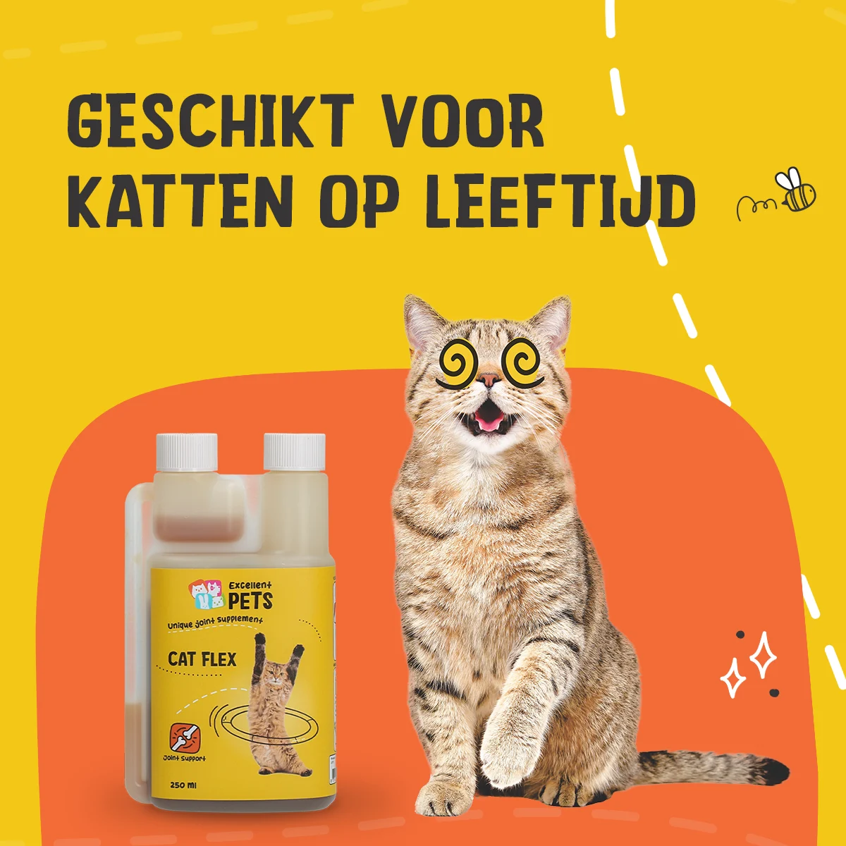 Integratore per le articolazioni dei gatti, liquido, 250 ml – Excellent Pets Cat Flex - immagine 2