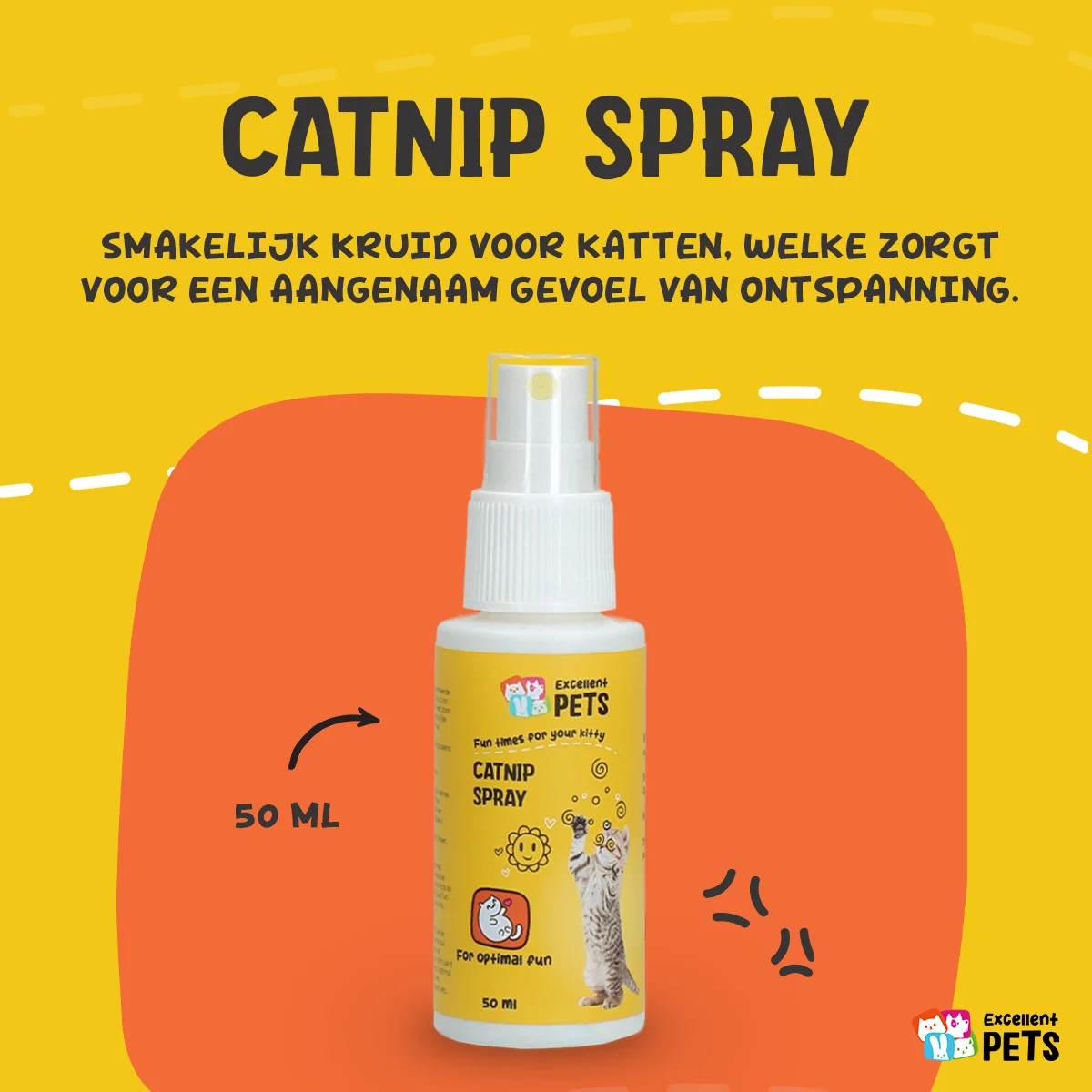 Spray all’erba gatta per giochi e trasportini, 150 ml – Excellent Pets Catnip Spray - immagine 3