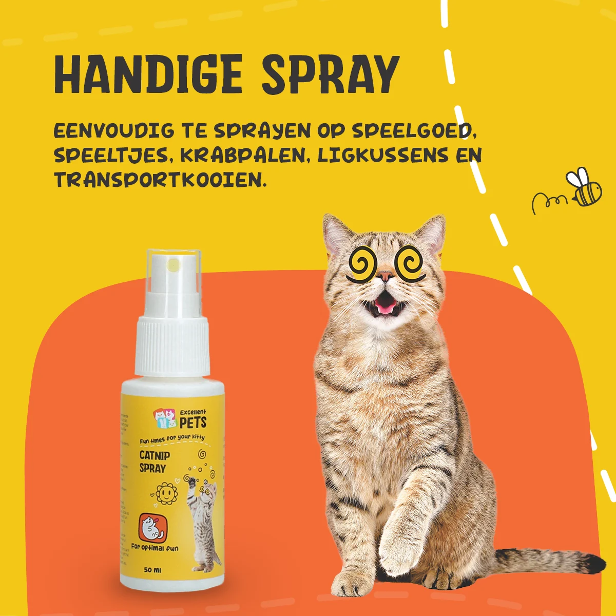 Spray all’erba gatta per giochi e trasportini, 150 ml – Excellent Pets Catnip Spray - immagine 6