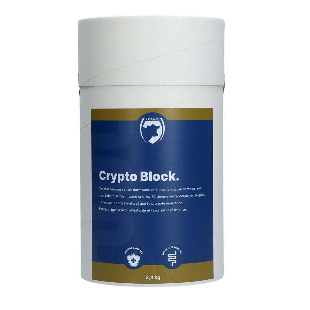 Integratore per vitelli e agnelli, 2,4 kg – Excellent Crypto Block - immagine 1