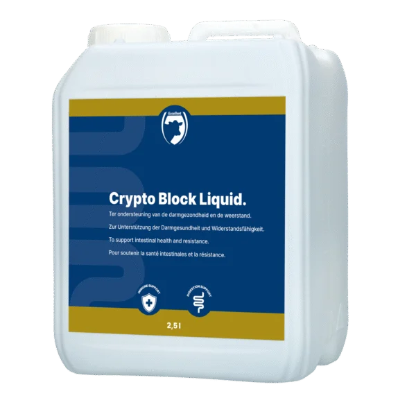 Integratore alimentare liquido per vitelli e agnelli, 2,5 l – Excellent Crypto Block Liquid