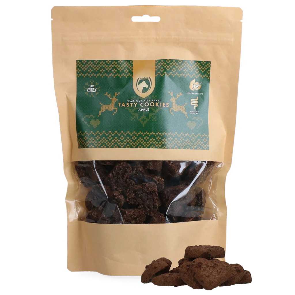 Biscotti per cavalli alla mela, 500 g – Excellent Horse Christmas Tasty Cookies Appel - immagine 1