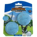 Pallina per cani in gomma riciclata, rimbalzante, 2 pezzi – Chuckit! Rebounce Fetch Ball M