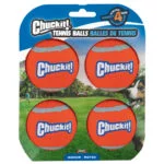 Palla da tennis per cani M, ø 6 cm, 4 pezzi, galleggiante – Chuckit! Tennis Ball