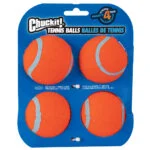 Palla da tennis per cani M, ø 6 cm, 4 pezzi, galleggiante – Chuckit! Tennis Ball - immagine 2