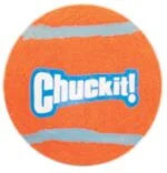 Palla da tennis per cani M, ø 6 cm, 2 pezzi, galleggiante – Chuckit! Tennis Ball - immagine 3