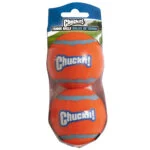 Palla da tennis per cani M, ø 6 cm, 2 pezzi, galleggiante – Chuckit! Tennis Ball