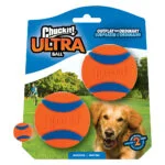 Palla per cani in gomma M, ø 6 cm, 2 pezzi – Chuckit! Ultra Ball