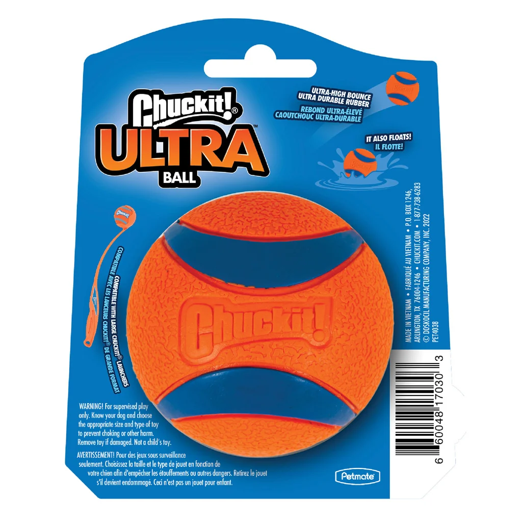 Palla per cani in gomma L, ø 7 cm, galleggiante – Chuckit! Ultra Ball - immagine 2