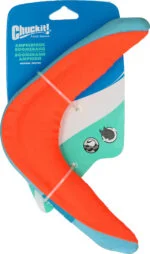 Boomerang per cani M, galleggiante, colori assortiti verde o arancione – Chuckit! Amphibious Boomerang - immagine 3