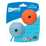 Palla per cani con fischietto M, ø 6 cm, 2 pezzi – Chuckit! The Whistler