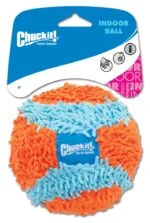 Palla per cani con rivestimento esterno in ciniglia per interni, Ø 12 cm – Chuckit! Indoor Ball