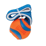 Gioco da tira e molla per cani con pallina da tennis e nastro, ø 5 cm – Chuckit! Ultra Tug S - immagine 2