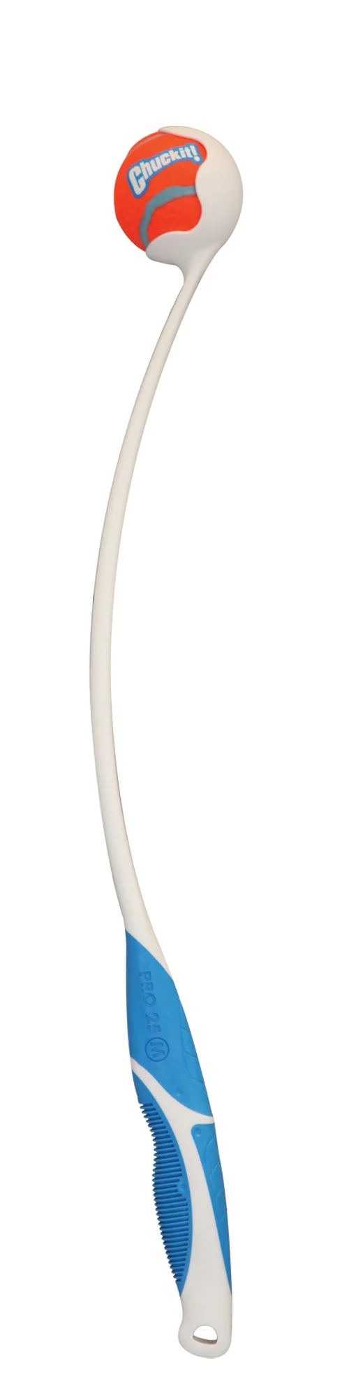 Lanciapalline per cani con impugnatura in gomma e palla da tennis, 63 cm – Chuckit! Pro Launcher M - immagine 2