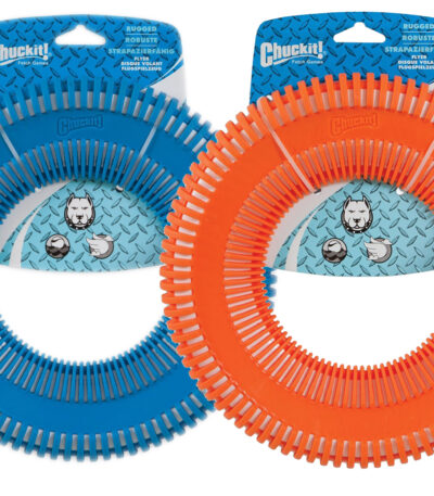 Frisbee per cani con rivestimento esterno in gomma, galleggiante – Chuckit! Rugged Flyer L